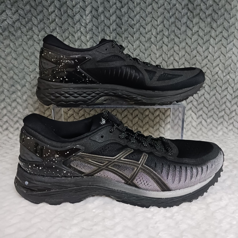 Asics Metarun Black Gunmetal Women's Walking Running Sneakers Shoes Size 9.5